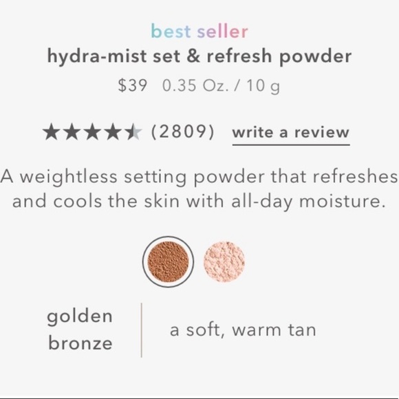 BECCA Hydra-Mist Set & Refresh Powder - Picture 15 of 16